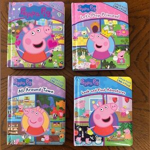 Peppa Pig kids books | set of 4 Little First Look and Find board books